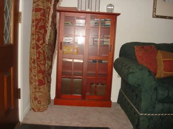CD/Bookcase Cabinet
