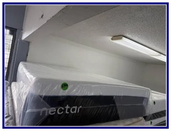 FULL SIZE NECTAR LUXE HYBRID MATTRESS & BOX SPRING BED SET