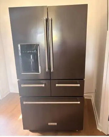 KITCHEN-AID STAINLESS STEEL FRENCH DOOR REFRIGERATOR