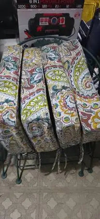 New Thick Firm Comfy Patio Chair Seat Cushions x 4 set.....