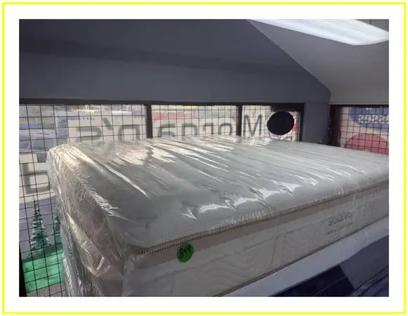 KING SIZE SAATVA MEMORY FOAM HYBRID MATTRESS & BOX SPRINGS BED SET