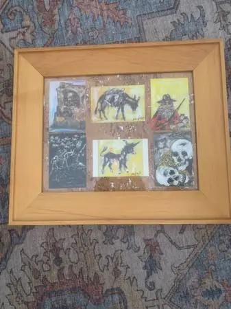 DeGrazia Collage Prints Framed
