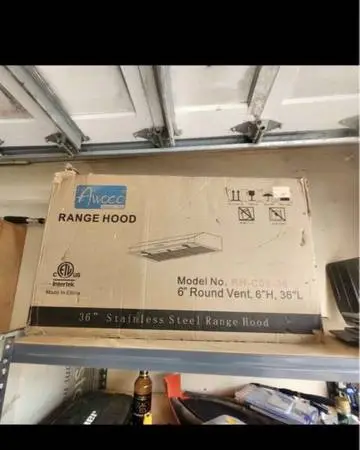 Awoco RH -C06-36 36 stainless steel ramfe hood