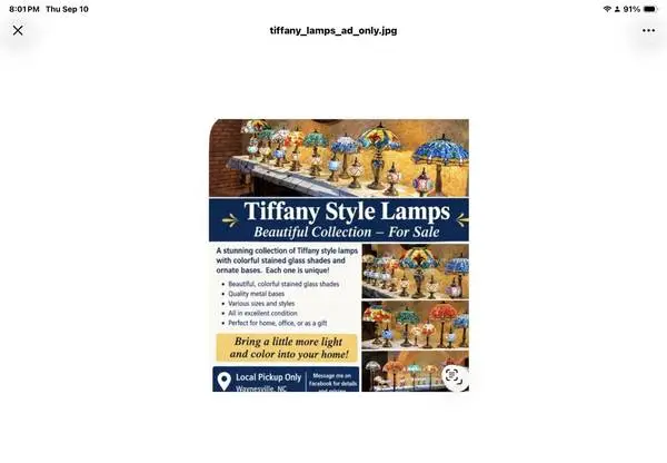 STAINED GLASS LAMPS