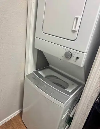 Stackable washer and dryer