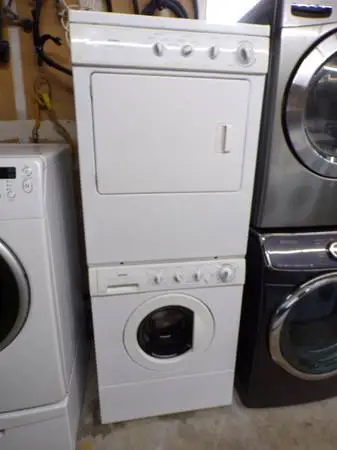 GE  FRONT LOAD WASHER&DRYER/ stackable