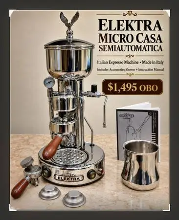 Elektra Micro Casa Semiautomatica espresso machine