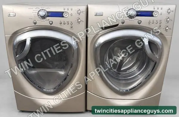GE Profile 4.2/7.5 Cu Ft Front-Load Washer and Gas Dryer Set — $350