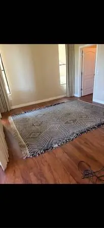 Moroccan Inspired Geometric Rug - 124X.3X88 -AS IS