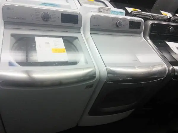 🍍🏍 NEW LG MEGA CAPACITY 5.7CF TOP LOAD WASHER DRYER SET ELECTRIC