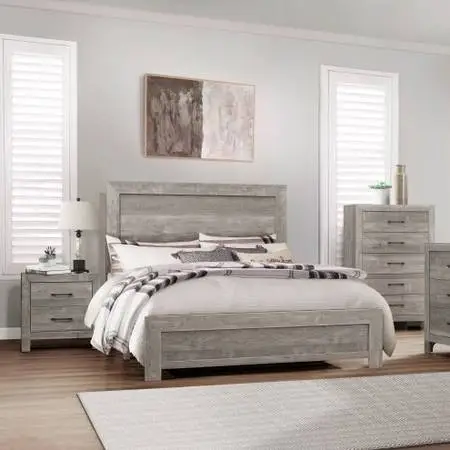 New bed frame in 4 colors and 4 sizes - twin, full queen or king size