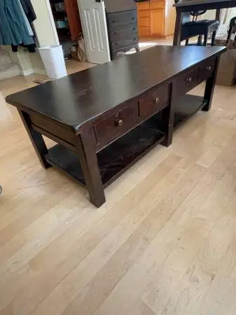 espresso wood coffee table