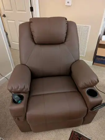 New!  Power Lift Chair with massage and heat!