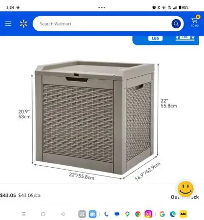 Dextrus 32 Gallon Deck Box