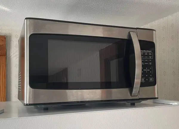 Free microwave oven - works fine - just needs handle fixed