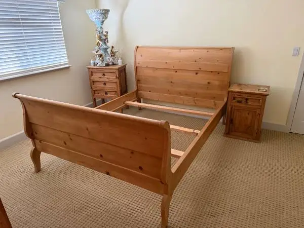 pine bed set