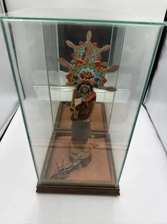 Authentic Hopi Butterfly Maiden (Palhik’ Mana) Carved Cottonwood Kat