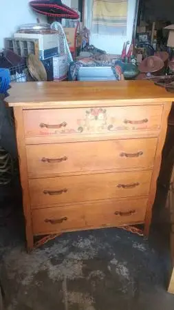 MONTEREY 4 Drawer Dresser Rancho Furniture Antique 1930s 1940s Ranch