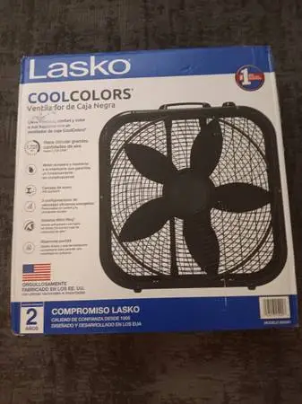 New Big Box Fan (Black Color)