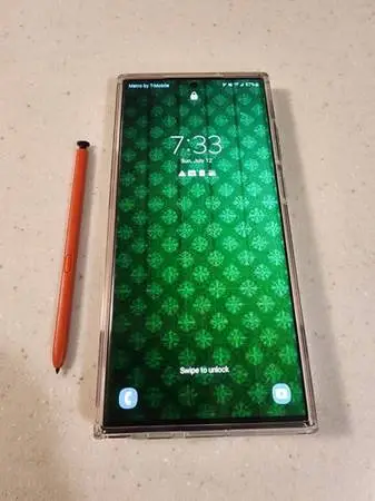 Red Samsung Galaxy S23 Ultra Unlocked SM-918U1 256GB 8GB RAM