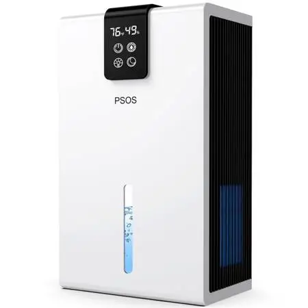 Dehumidifier White, 98 OZ Water Tank, 1000 sq.ft Quiet, Auto Shut Off