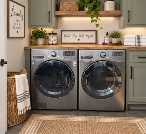 LG Stainless Steel Washer Dryer