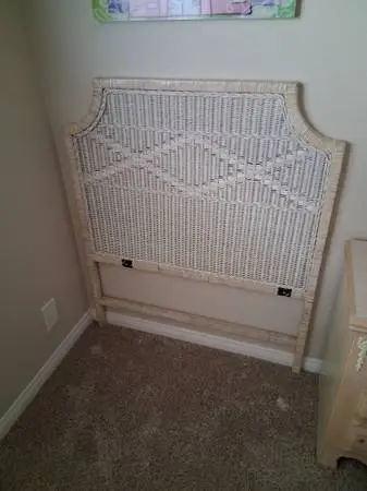 Headboard Twin Bed Wicker