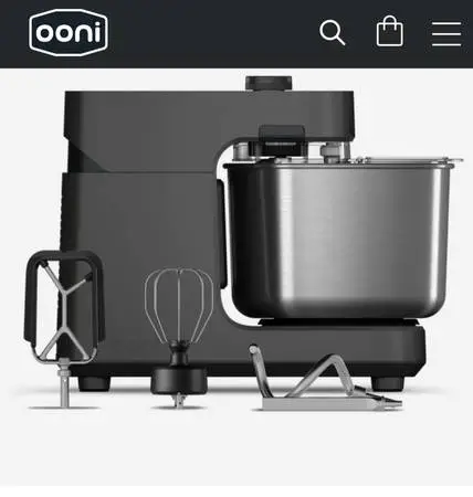 Ooni Halo Pro Spiral Mixer – New Open Box (Complete Kit, Charcoal Grey