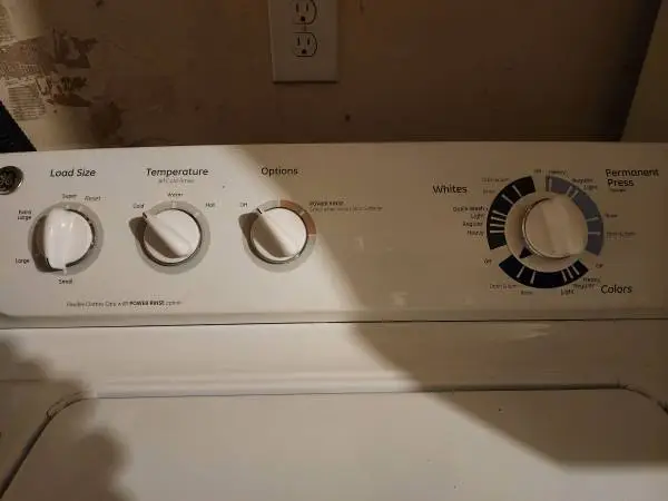 GE washer machine