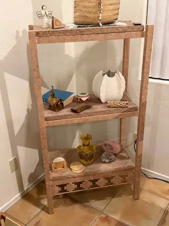 Flagstone Shelf and 2 End Tables