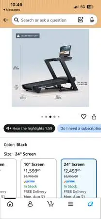 NordicTrack Commercial Series Treadmill