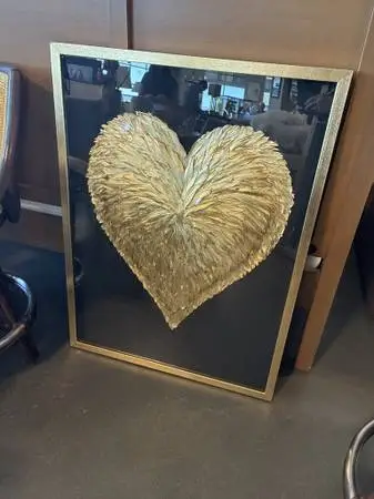Z Gallerie Heart Of Gold Framed Art- 30X40