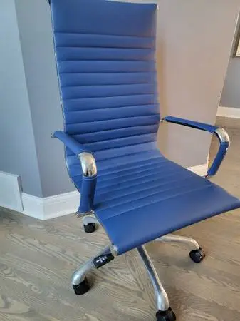 Contemporary / modern office chair- blue