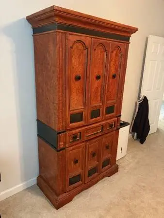 Beautiful Vintage Armoire - Solid Wood