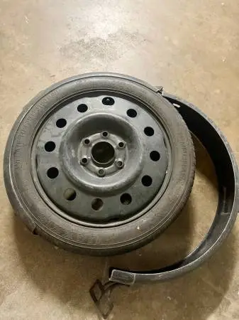 Unused Maxxis 17 Spare Tire + Heavy Duty Metal Rim Guard (T145/70R17)