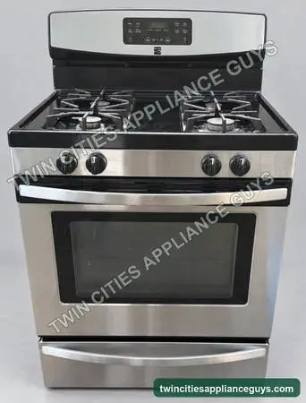 Kenmore 5.0 Cu Ft Stainless Freestanding Gas Range, Self-Clean — $250