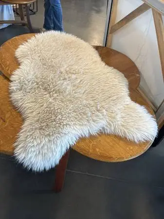 Pottery Barn Faux Sheepskin Bathmat-2.5X3