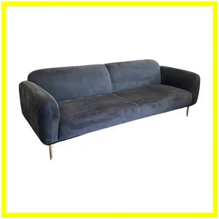 Nuevo Living Benson Shadow Grey Triple Seat Sofa