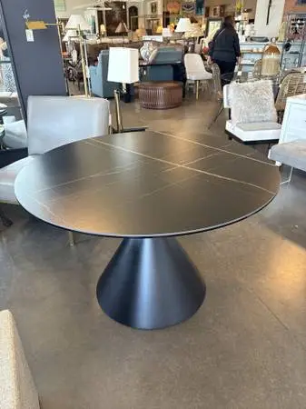 Winston Round Faux Marble Dining Table- 47X30H
