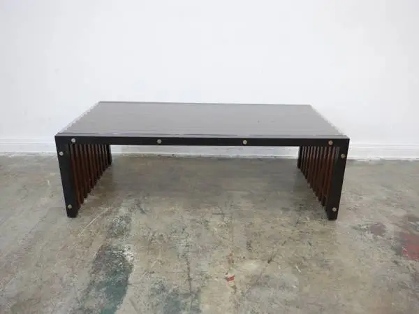 Caracole Pinstripe Dark Cocktail Table Coffee Table $1,199.00 48W x 2