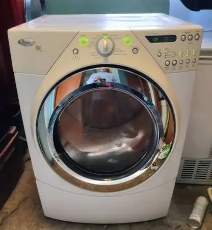 ELECTRIC DRYER WHIRLPOOL DUET SUPER CAPACITY STACKABLE WITH STEAM