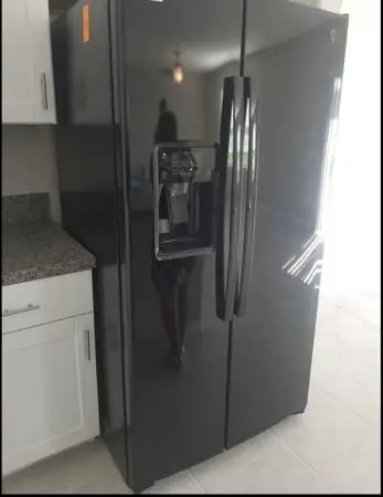 Black Fridge clean and works great