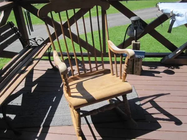 VINTAGE WOODEN ROCKING CHAIRS