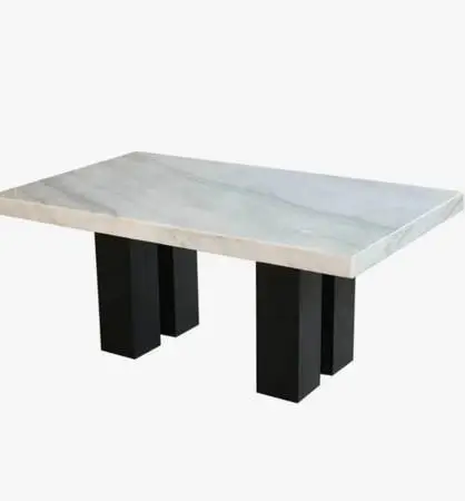 Large Heavy Real Marble Table For Sale