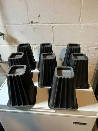 Bed risers -two (2) sets
