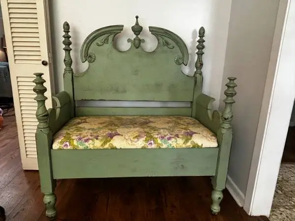 Unique solid wood Garden bench Conroe