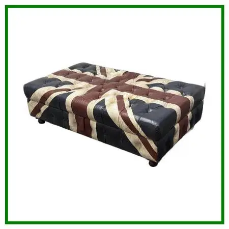 Timothy Oulton Westminster Button Storage Ottoman