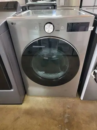 LG 7.4 Cu Ft Smart Gas Dryer with Steam and AI Sensor Dry Graphite Steel Model D