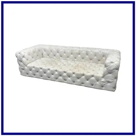 Timothy Oulton Tribeca Tufted Leather Sofa