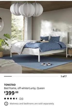 NEW IN BOX Queen  TONSTAD Bed frame!